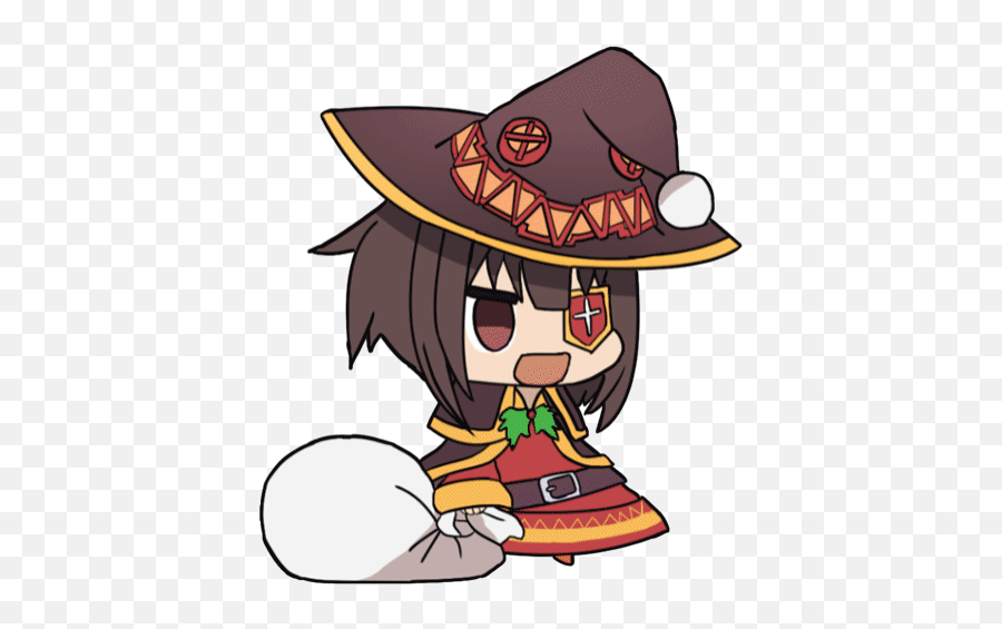 Meguminpadoru - Imgur Padoru Megumin Emoji,Witch Hat Emoji