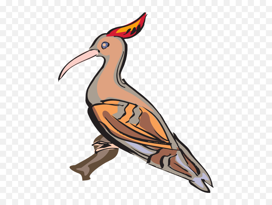 Perched Hoopoe Png Svg Clip Art For - Clip Art Emoji,Booger Emoji