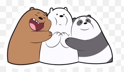 We Bare Bears Hugs In 2020 - We Bare Bears Hugging Emoji,Bear Hug Emoji