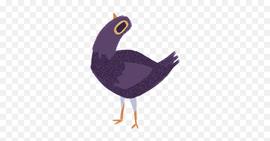 Trash Dove Headbanging Fortress - Purple Bird Facebook Emoji,Dove Emoji
