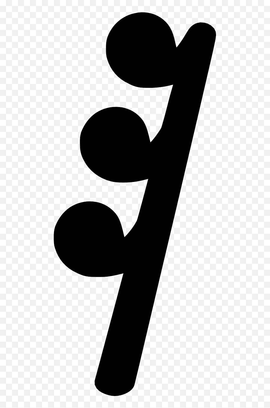 Musical Note Music Sound Melody - Musical Sixteenth Rest Emoji,Music Note Emojis