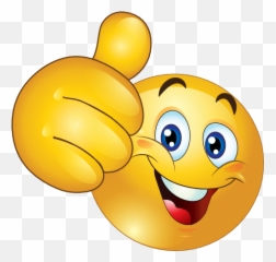 Clipart - Smiley Face Thumbs Up Png Emoji