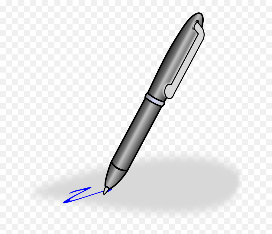 Ballpoint Pen Clipart Free Clipart Images - Pen Clipart Emoji,Pen Emoji