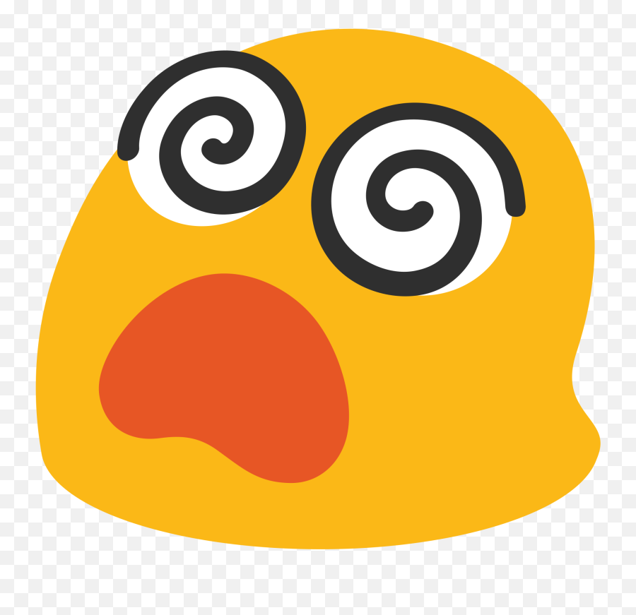 Open - Blob Emoji,Dizzy Emoji