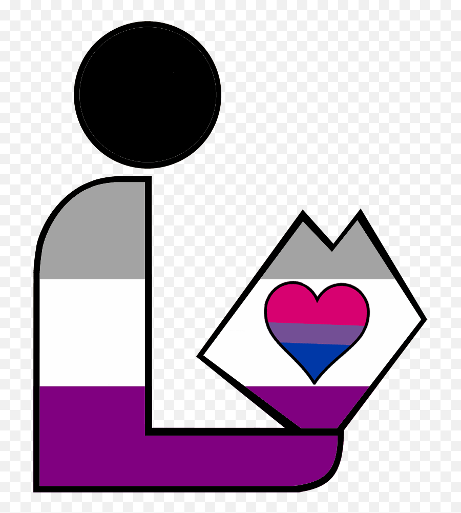 Asexual Biromantic Pride Library - Clip Art Emoji,Bi Pride Flag Emoji