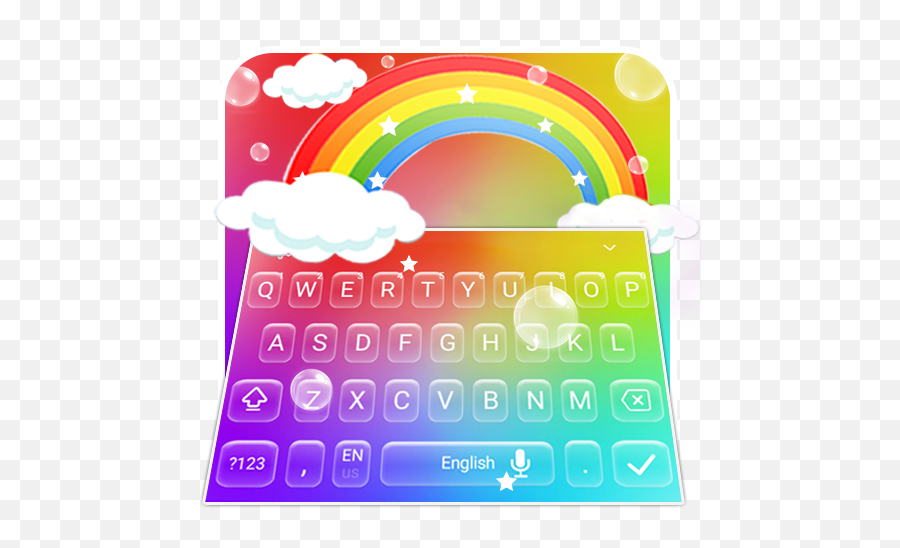 Rainbow Keyboard Theme - Number Emoji,Hots How To Use Emojis