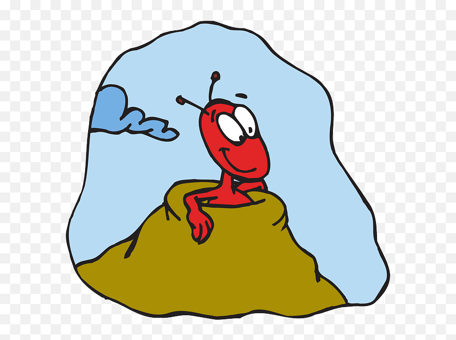 Proud Clipart Conceited Proud - Ant Is Going On Anthill Animated Emoji,Conceited Emoji