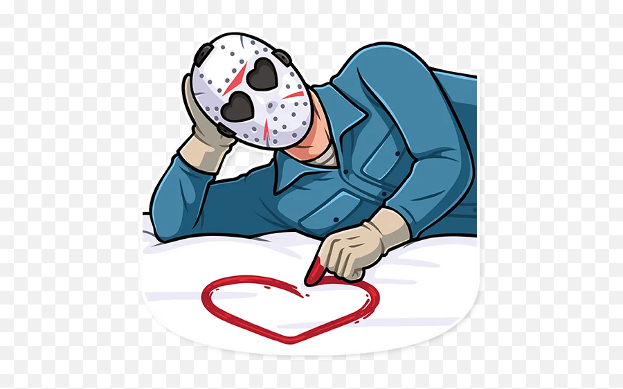 Friday The 13th Stickers For Telegram - Jason Voorhees Sticker Telegram Emoji,Friday The 13th Emoji