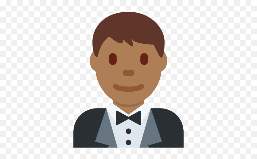 Man In Tuxedo Emoji With Medium - Boy Wearing Black Emoji,Hiking Emoji