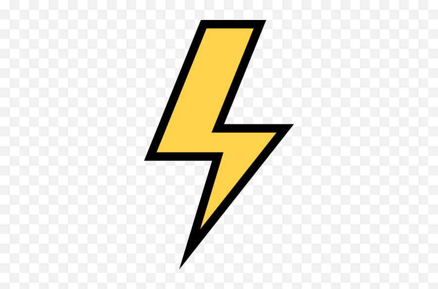 Electrical Flash Weather Electricity Thunder Technology - Thunder Emoji Png,Thunder Emoji