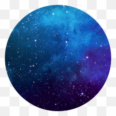 Freetoedit Blue Stars Galaxy Background - Circle Emoji