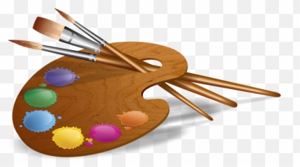 Palette Png - Paintbrush And Emoji