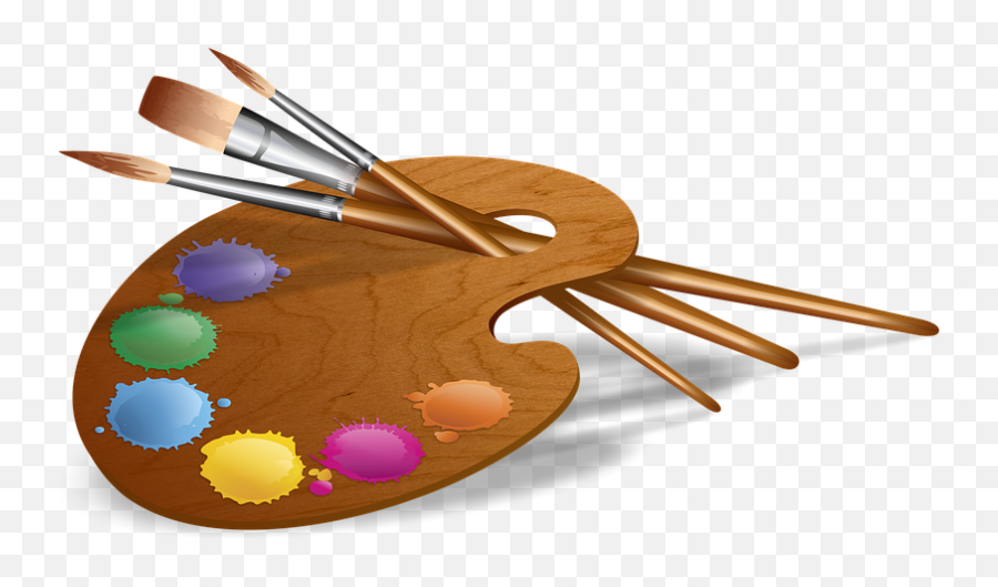 Palette Png - Paintbrush And Palette Png Emoji,Wet Emoji Background