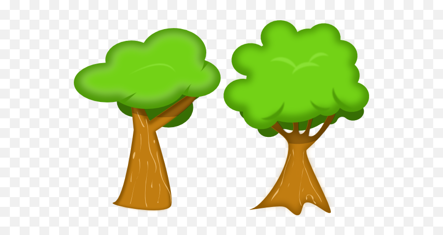 Jungle Plants And Trees Clipart Clipart - Trees Clip Art Emoji,Jungle Emoji