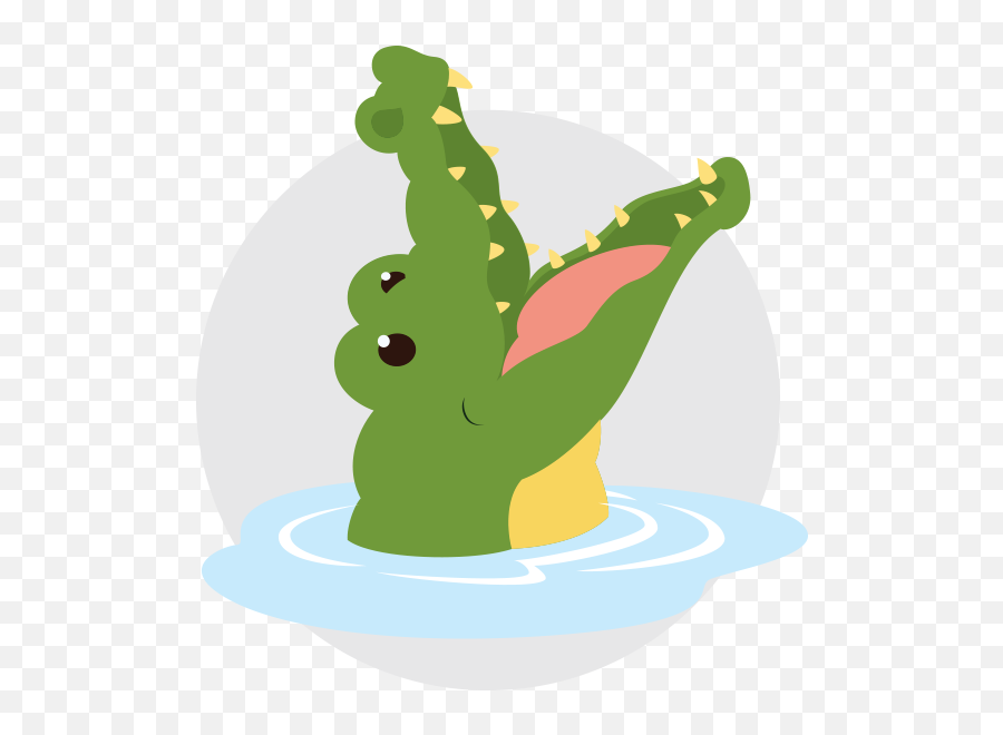 Level 1 Crocodile - Crocodile Mouth Open Clip Art Emoji,Crocodile Emoji