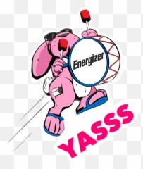 Energizer Bunny Stickers - Edgewell Personal Care Emoji