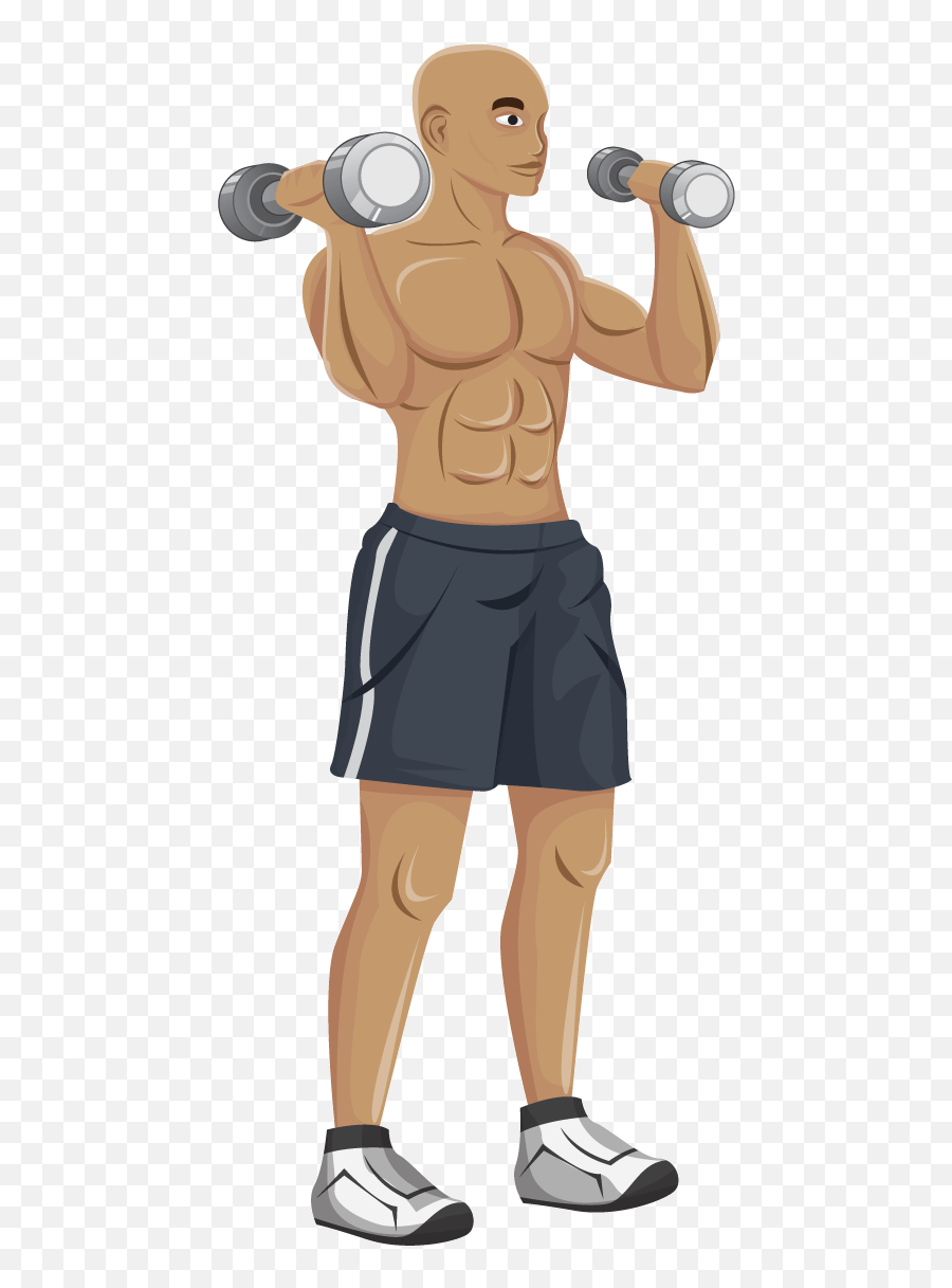 Top Work Out Stickers For Android Ios - Biceps Curl Emoji,Emoji Working Out