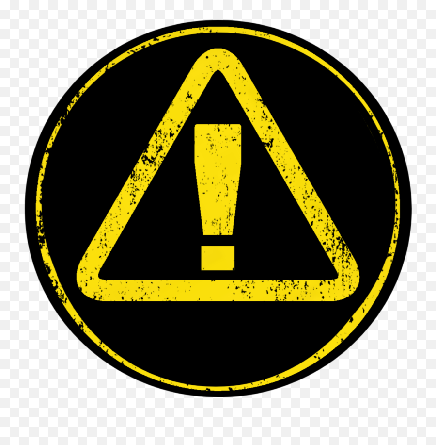 Danger Warning Caution Emergency Symbol Biohazard Sign - Illustration Emoji,Alert Emoji