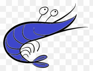 Blue Shrimp Image - Shrimp Clipart Full Size Clipart Blue Shrimp Cartoon Emoji,Shrimp Emoji