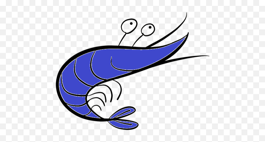 Blue Shrimp Image - Shrimp Clipart Full Size Clipart Blue Shrimp Cartoon Emoji,Shrimp Emoji