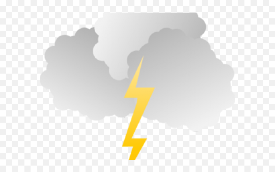 Lightening Clipart Lightning Strike - Clip Art Transparent Thunderstorm Emoji,Lightening Emoji