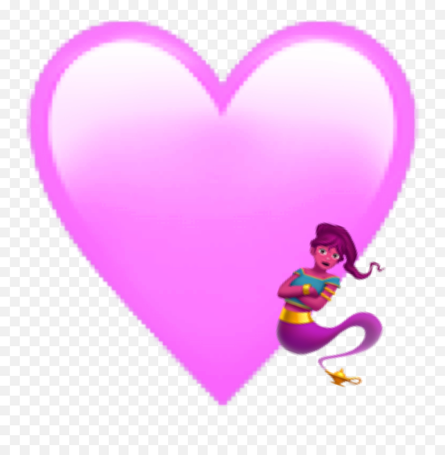 Heart Iphone Emoji Emojisticker Pink - Heart,Pinky Emoji