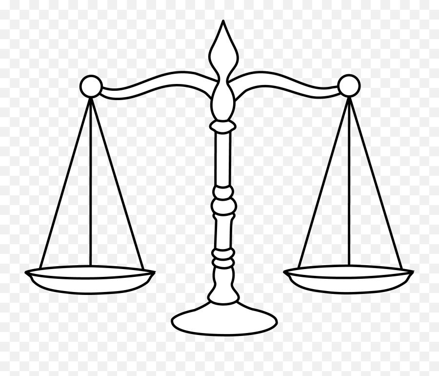 Gavel Clipart Scales Gavel Scales Transparent Free For - Balance Scale Clipart Black And White Emoji,Scales Emoji