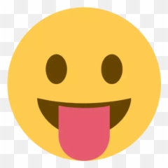 Emojis Flat Style 2 Stickers For WhatsApp - Tongue Wink