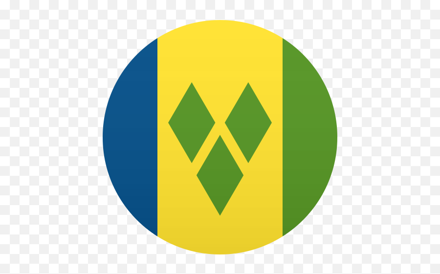 Emoji Flag St Vincent And The Grenadines To Copy - St Vincent Flag Circle,Virgin Island Flag Emoji
