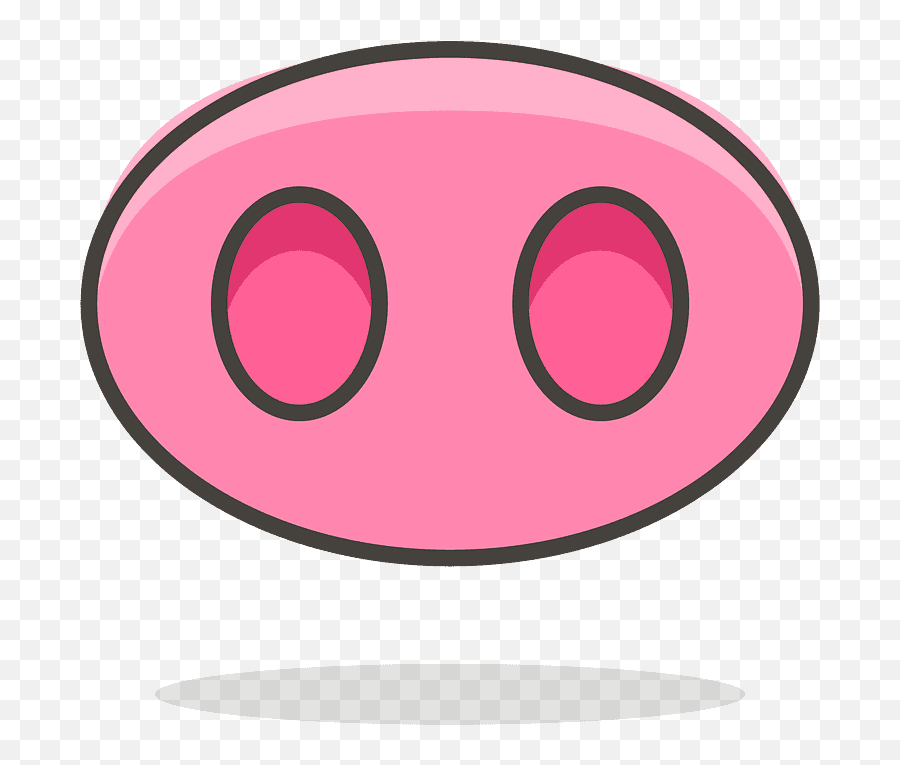 Pig Nose Emoji Clipart Free Download Transparent Png - Nariz De Cerdo Dibujo,Pig Emoji