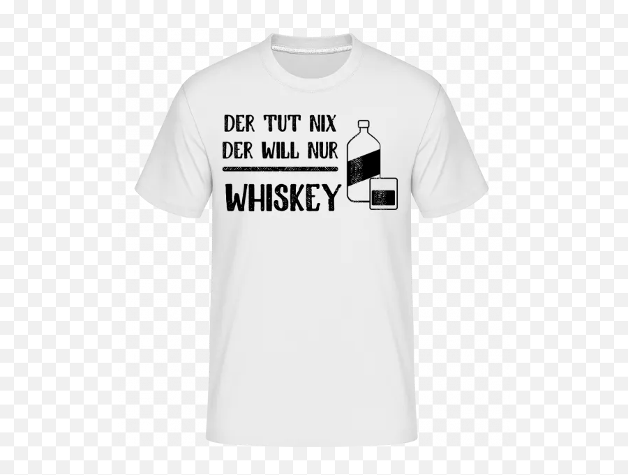 Der Tut Nix Nur Whiskey Shirtinator Männer T - Shirt Richard Ashcroft Tshirts Emoji,Whiskey Emoji