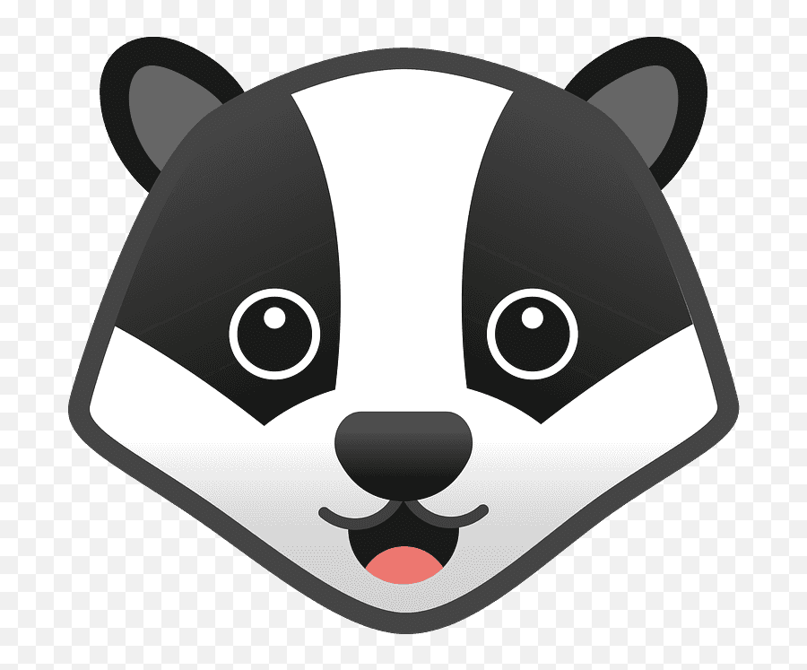 Badger Emoji Clipart - Badger Emoji,Badger Emoji