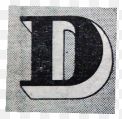 D Letter Letters Sticker - Magazine Transparent Emoji