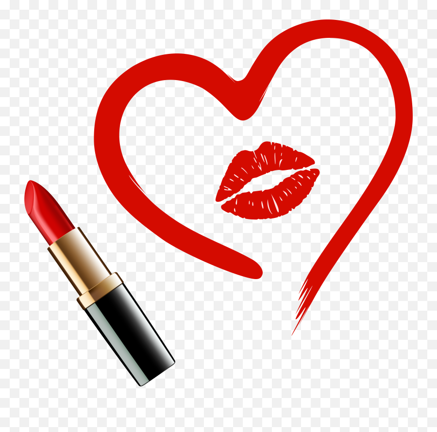 Lipstick Png - Lipstick Heart Vector Emoji,Emoji Lip Balm