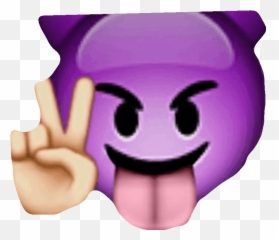Devil Clipart Devil Emoji Picture - Purple Devil Emoji Gif,Demon Emoji