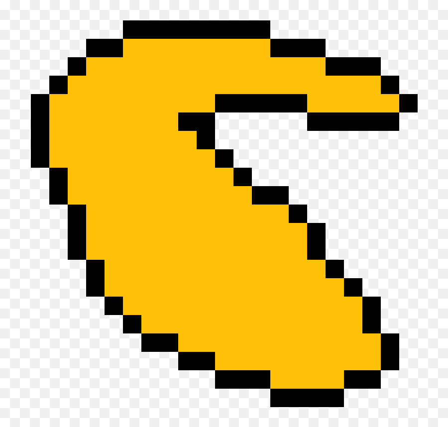 Fortune Cookie - Minecraft Pac Man Pixel Art Emoji,Fortune Cookie Emoji