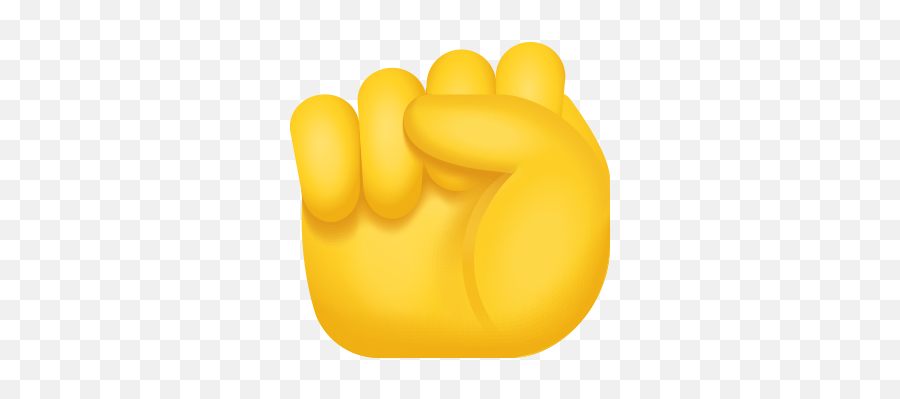 Raised Fist Emoji Icon - Footprint,Pointing Left Emoji