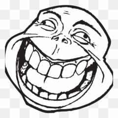 Troll Face Clipart - Meme Face Png Emoji,Troll Emoji