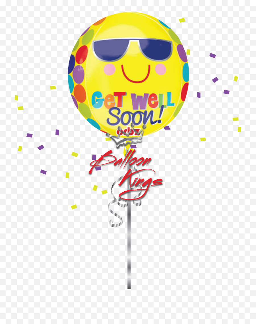 Get Well Soon Orbz - Get Well Soon Yellow Balloons Emoji,Get Well Soon Emoji