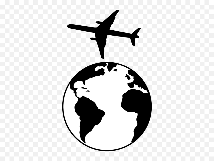 Airplane Clip Travel Picture - Travel Black And White Emoji,Black Airplane Emoji
