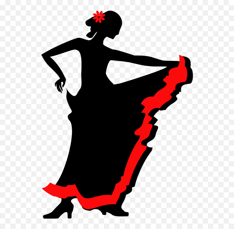Dancer Clipart Flamenco Dancer Dancer - Transparent Flamenco Clip Art Emoji,Flamenco Dancer Emoji