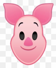 Piglet As An Emoji - Disney Emoji Blitz Winnie The Pooh,Eeyore Emoji