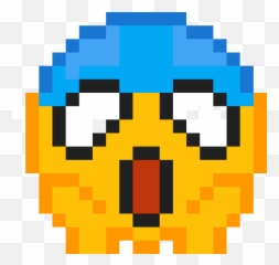 Pixilart - Clip Art Emoji,Scared Face Emoji