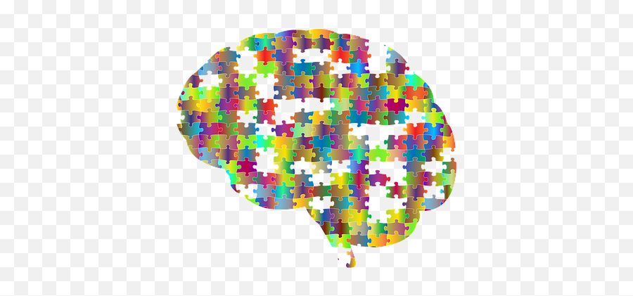 Free Mind Brain Vectors - Brain As A Puzzle Emoji,Psychology Symbol Emoji