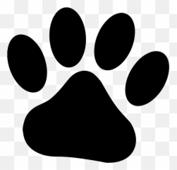 Paw - Transparent Dog Print Emoji