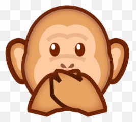 Speak - Speak No Evil Emoji,Monkey Emoji