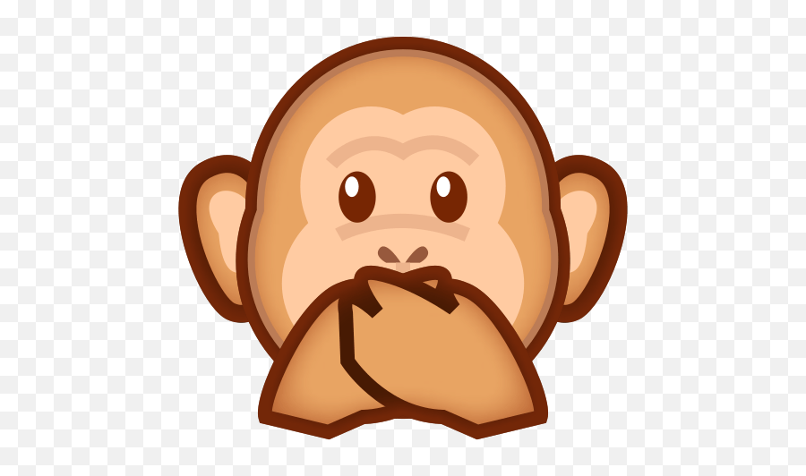 Speak - Speak No Evil Emoji,Monkey Emoji