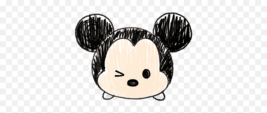 Tsum Tsum Stick - Mickey Tsum Tsum Drawing Emoji,Mickey Mouse Emoticon