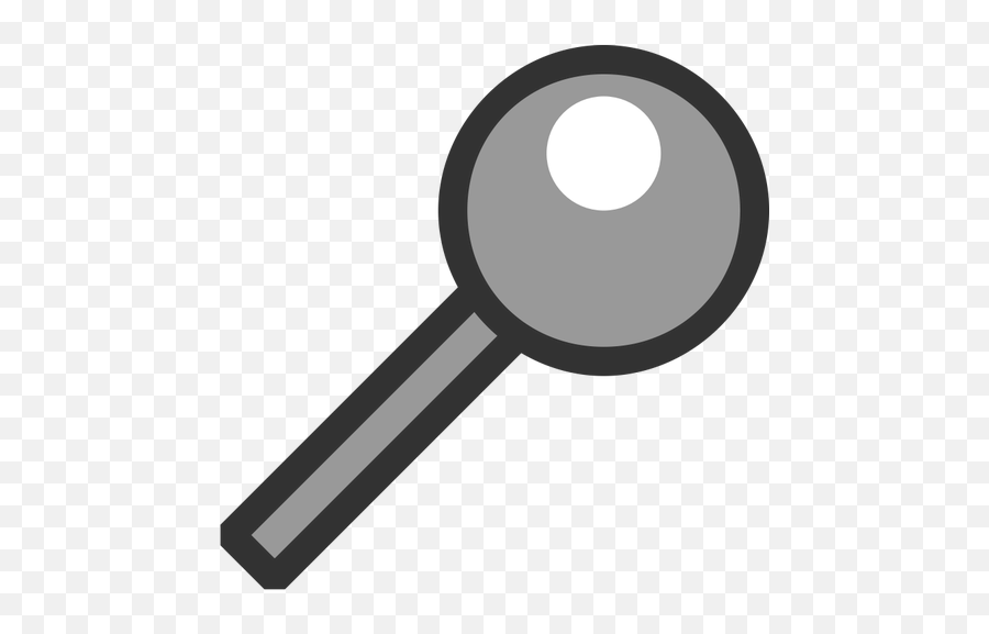 Grayscale Search Icon Vector Clip Art - Suchen Clipart Emoji,Find The Emoji Magnifying Glass