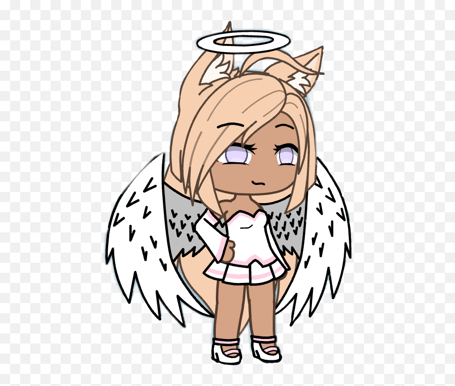 Pic Gacha Gachalife Gachalifeedit Gacha Life Angel And Demon Emoji Blonde Princess Emoji Free Transparent Emoji Emojipng Com